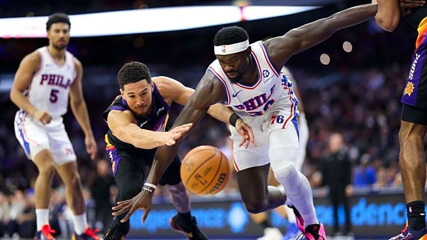 Devin Booker scores 27 as Suns hold off 76ers