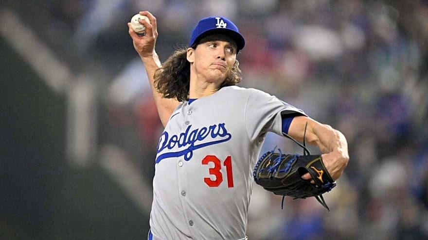 Dodgers hope return of Tyler Glasnow vs. Brewers results in skid end