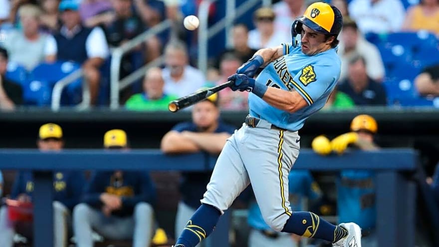 Three-run 10th-inning rally sends Brewers past Marlins