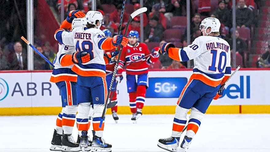 Islanders tie game late, send Canadiens to OT loss