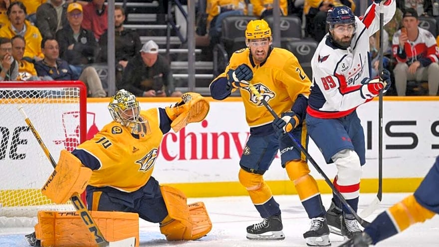 Alex Tuch scores winner as Capitals edge Predators