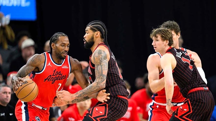 Kawhi Leonard pours in 28 as rolling Clippers handle Bulls