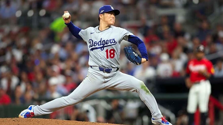 Yoshinobu Yamamoto, Dodgers take NLDS lead over Braves