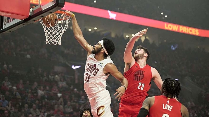 Jarrett Allen erupts for 40 as Cavaliers defeat Trail Blazers