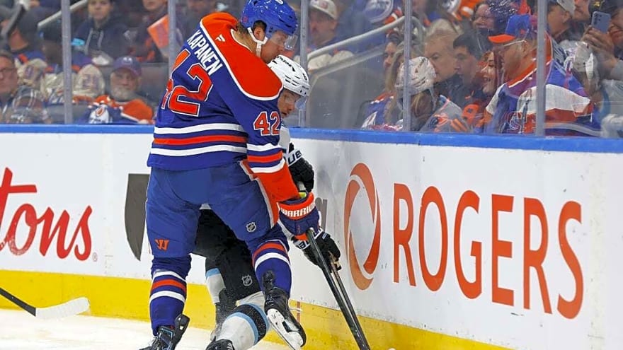 Oilers hope to brush off worst loss of season as Wings pay visit
