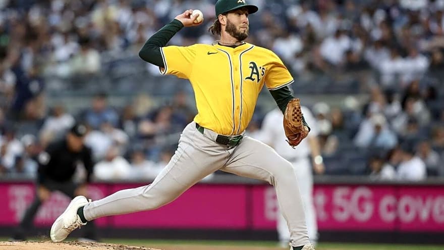 Athletics demote RHP Mitch Spence after homer-filled outing
