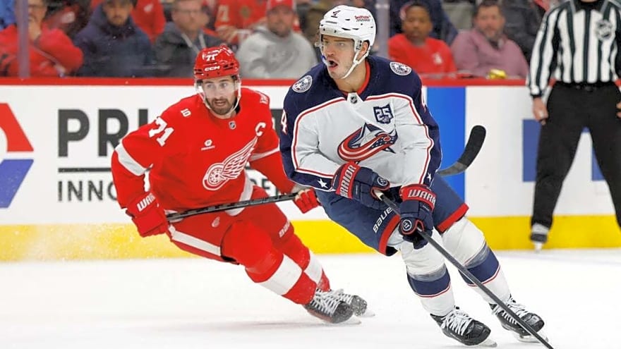 Alex DeBrincat lifts Wings over Jackets in OT