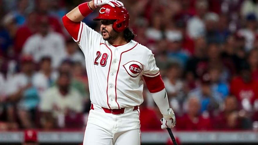 Reds, amid rocky times and rumored trades, look to escape Colorado with series win