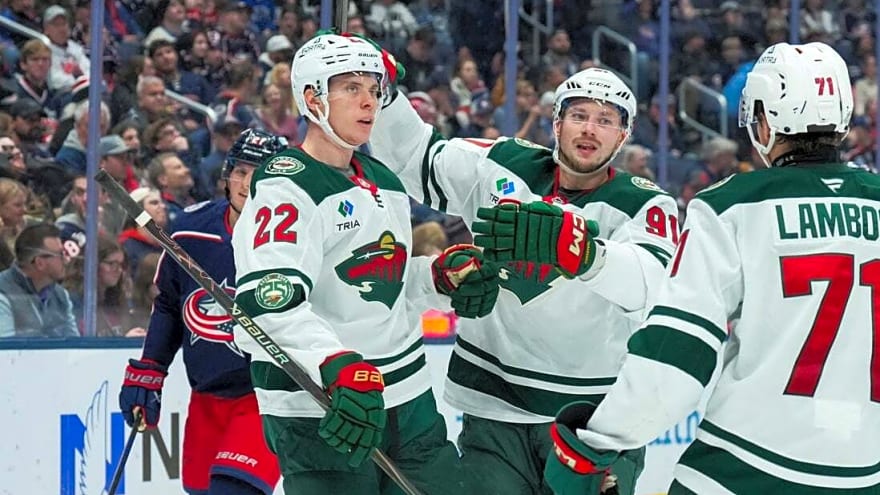 Wild win sixth in a row with third-period surge vs. Blue Jackets
