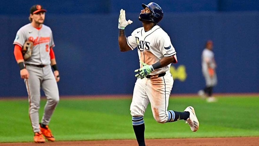 Late rally lets Rays eke out series finale against Orioles