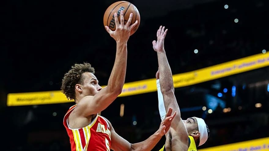 Hawks beat Pacers in Monday matinee for third straight victory