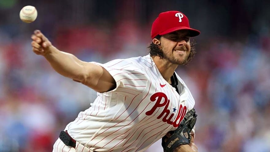 Aaron Nola sharp as Phillies top Marlins for sixth straight win