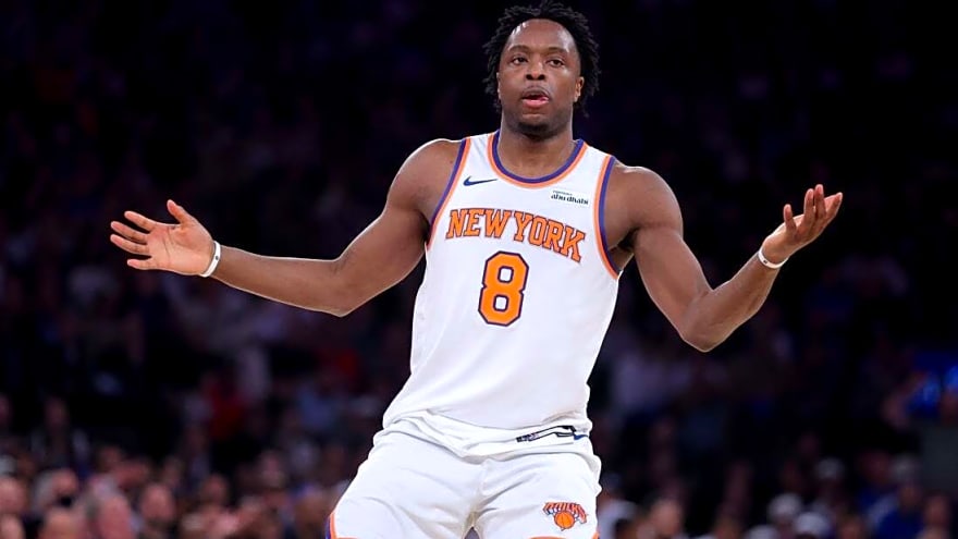 Knicks F OG Anunoby (hamstring) out for Game 4 vs. Sixers