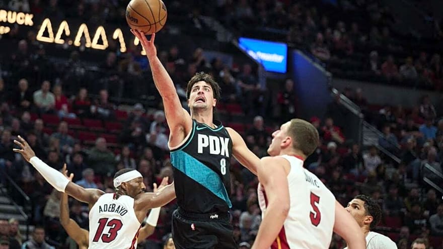 Surging Blazers likely to have Deni Avdija active vs. Raptors