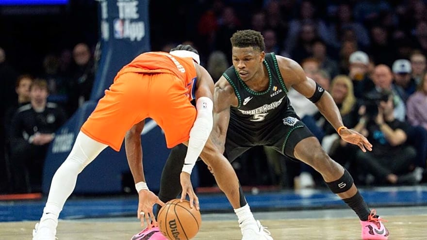 Wolves take care of Thunder behind Anthony Edwards