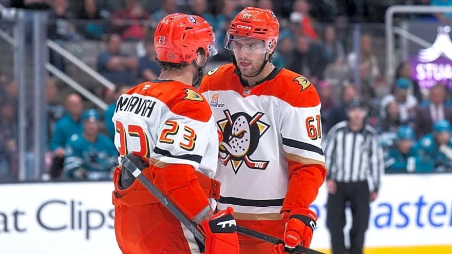 Ducks hope to keep goals flowing as Penguins visit for home opener
