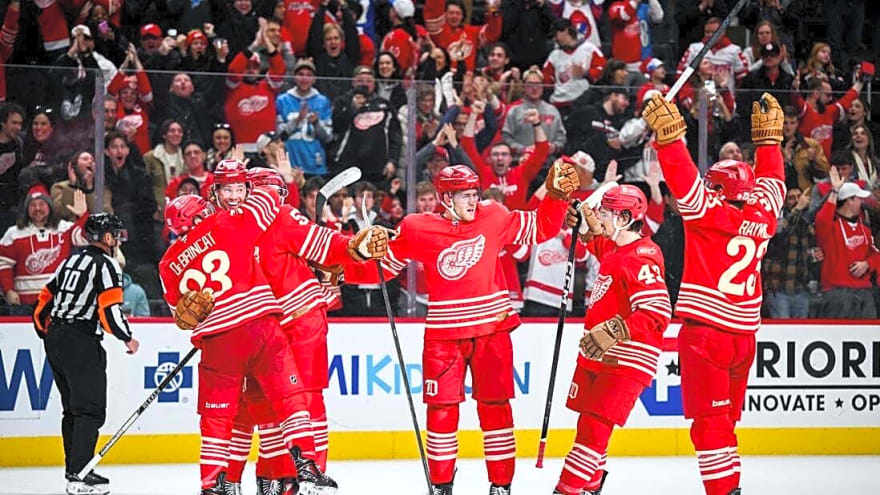 NHL roundup: Red Wings edge Caps on Moritz Seider's late OT goal