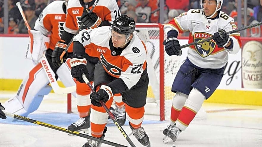 Sean Couturier logs 4 points as Flyers hand Panthers first loss