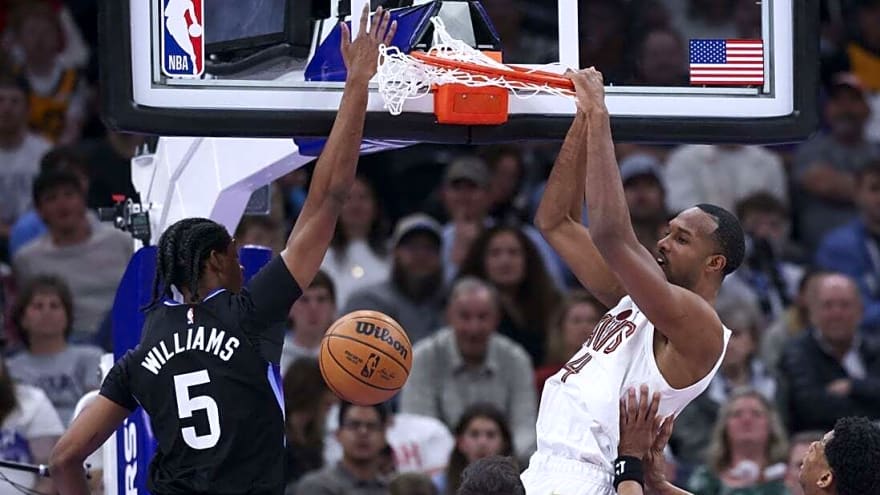 Evan Mobley powers Cavaliers past Jazz