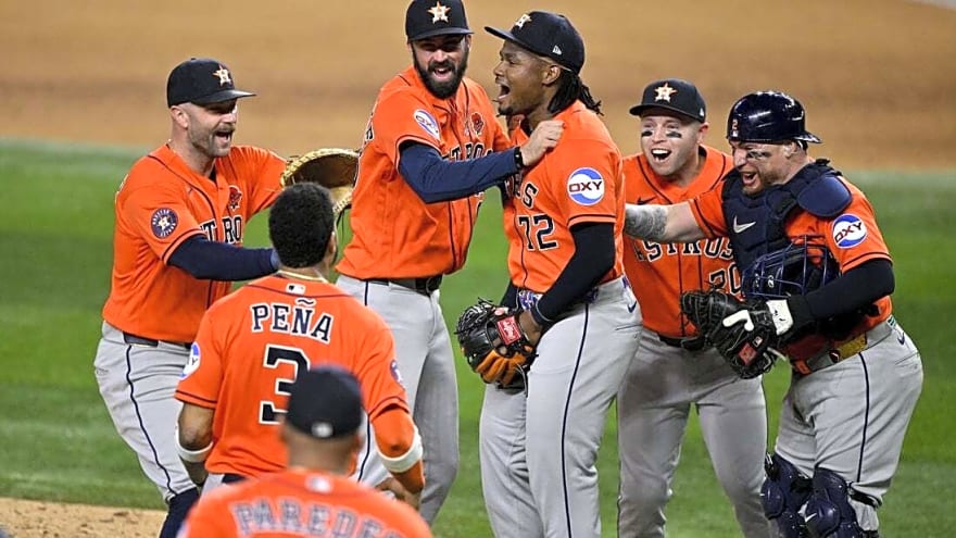 MLB roundup: 3 Astros combine for first no-no since '24