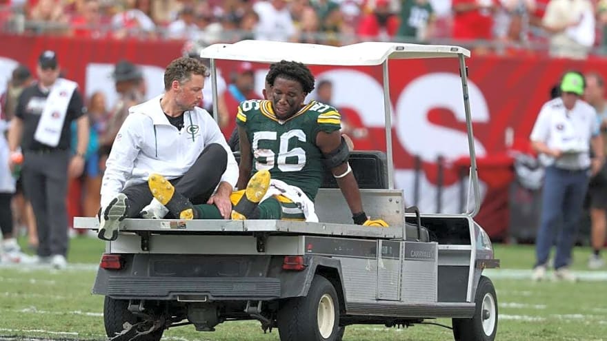 Packers LB Edgerrin Cooper likely done for season with Achilles tear