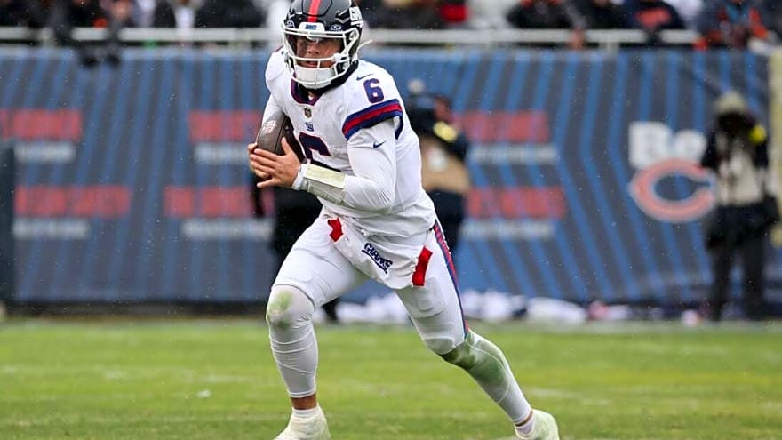 Giants QB Jaxson Dart (concussion) cleared to return vs. Patriots