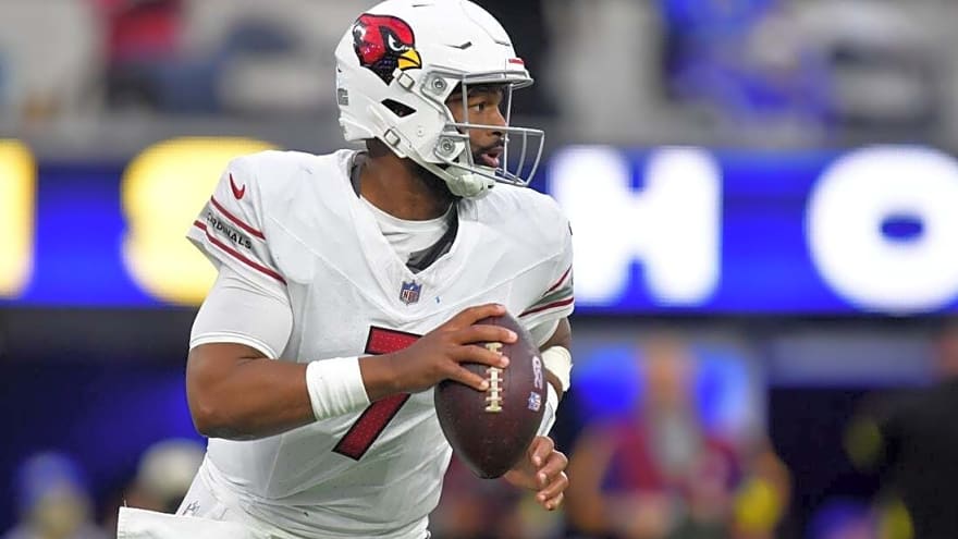 Cards' Jacoby Brissett not at offseason program, wants extension