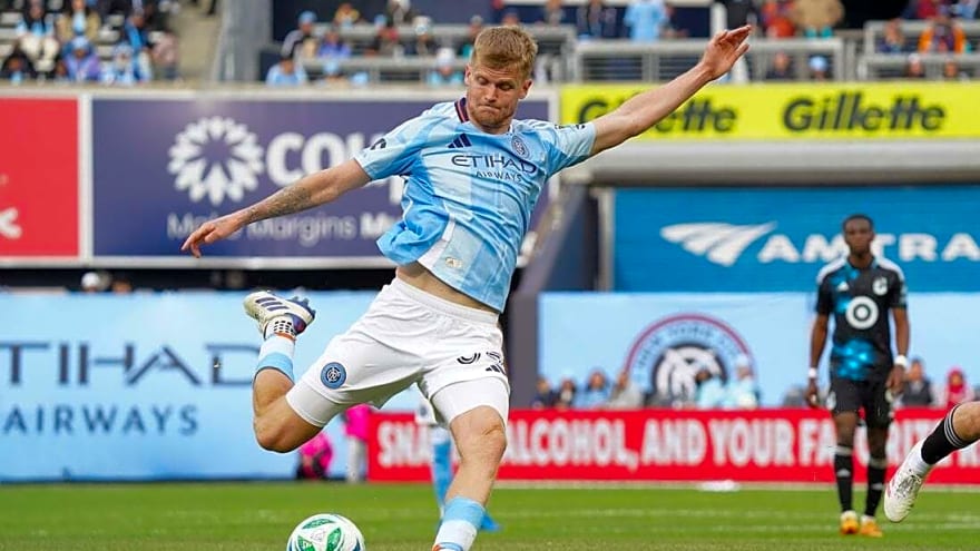 NYCFC M Keaton Parks recovering from leg surgery