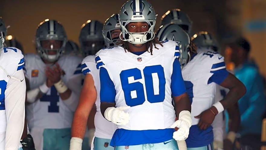 Cowboys place LT Tyler Guyton (ankle) on injured reserve