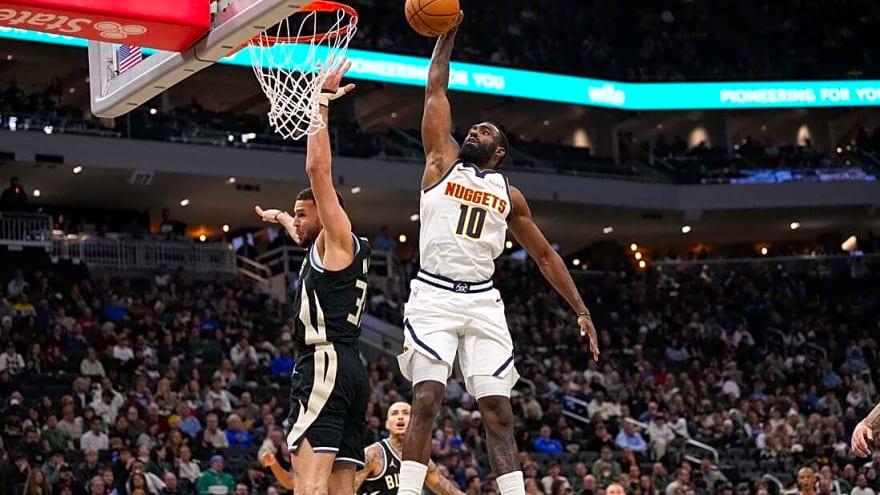 Julian Strawther nets 20 points to help shorthanded Nuggets get by Bucks