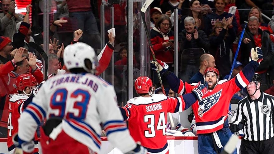 Tom Wilson powers Capitals over Rangers to celebrate Olympic nod