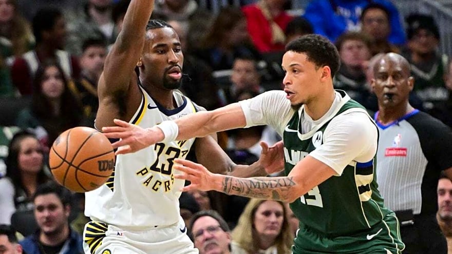 Bucks build big lead, then hang on to top Pacers