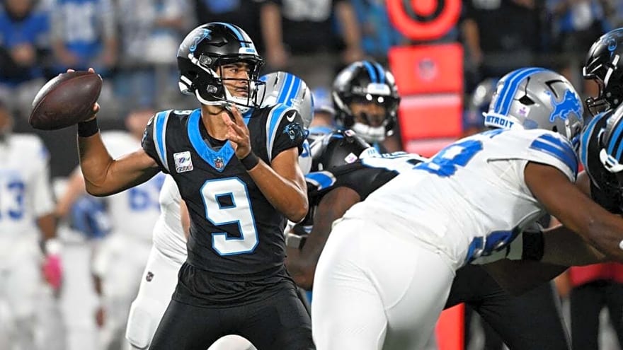 Bryce Young, Tetairoa McMillan’s connection leads Panthers past Lions