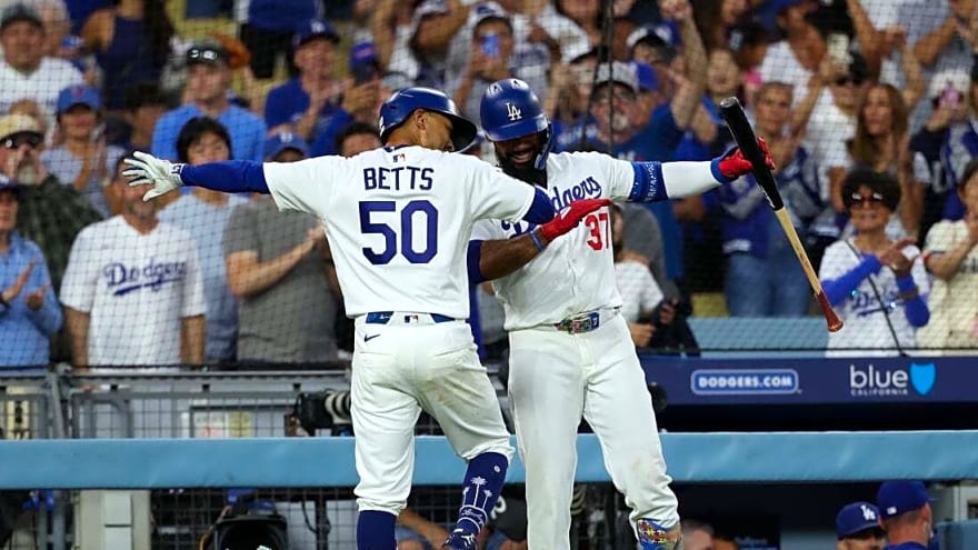 Dodgers host Brewers with National League supremacy on line