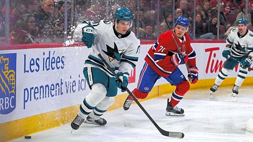 Macklin Celebrini, Sharks cool off Canadiens