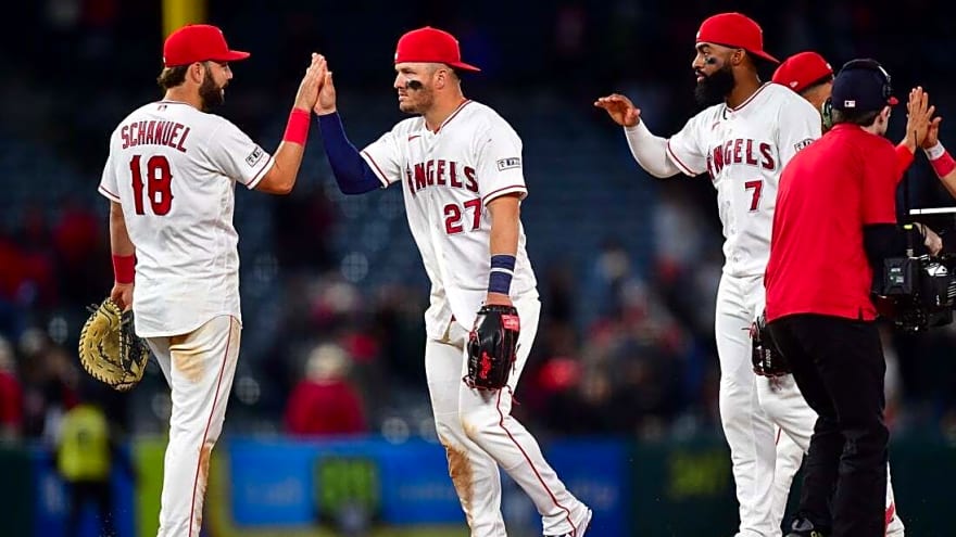 MLB roundup: Mike Trout ascends HR list with No. 415 in Angels' win