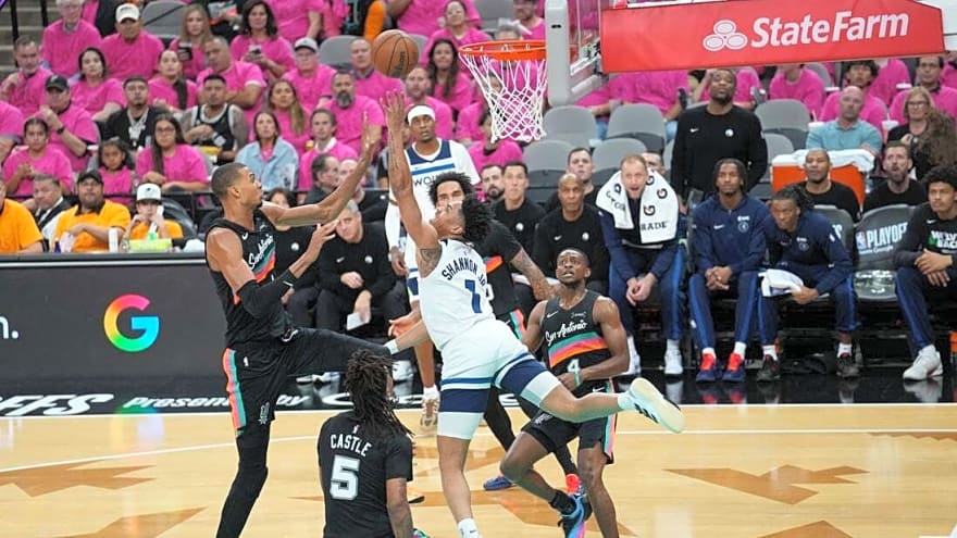 Spurs stare down 1-0 deficit, confident Timberwolves in Game 2