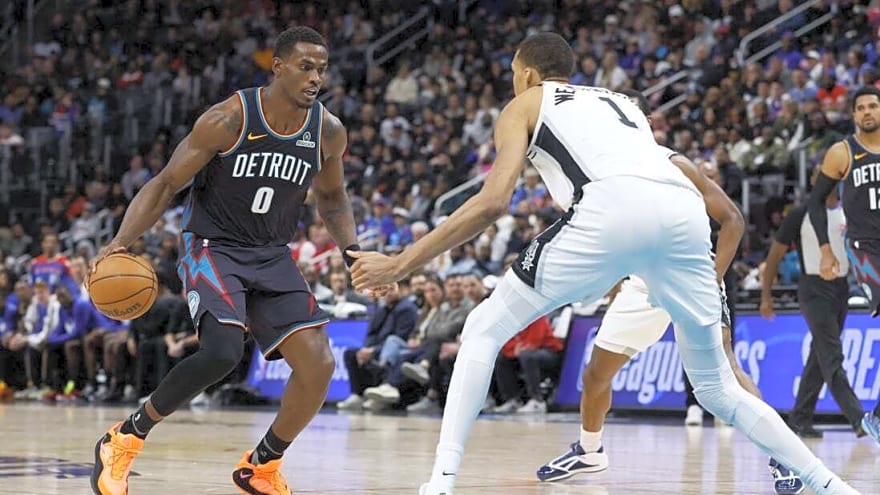 Road-warrior Spurs kick off homestand vs. East-leading Pistons