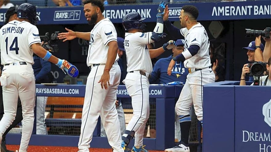 Jonathan Aranda keys offensive outburst as Rays rout Astros