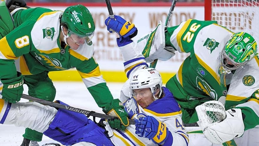 Sabres win in shootout to cool off Wild