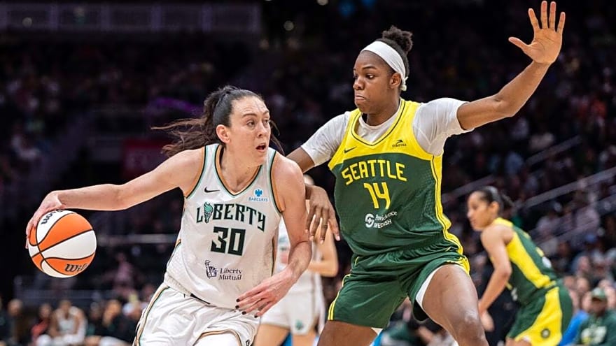 Visiting Storm look to gain ground on Liberty