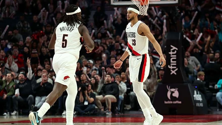 Behind Jrue Holiday, Trail Blazers begin pivotal road trip vs. Sixers