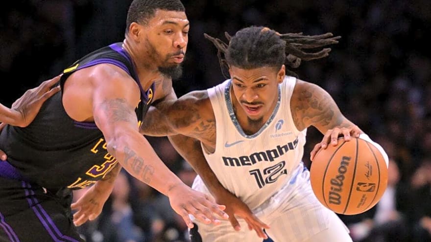 Grizzlies face slumping Nets amid Ja Morant trade speculation