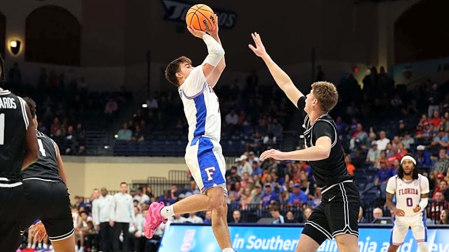 No. 10 Florida shoots past Providence in Rady consolation game