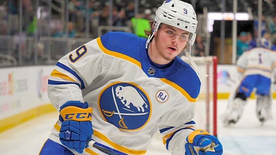 Sabres sign F Zach Benson to $54.5M deal through 2032-33