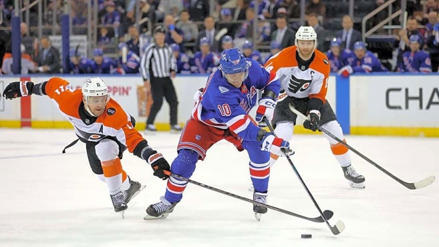 Rangers battle back late for shootout win over Flyers