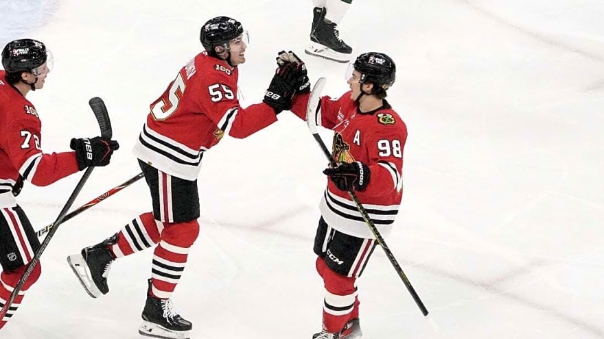Blackhawks rally from 3-goal deficit behind Connor Bedard&#39;s 2 goals, 2 assists