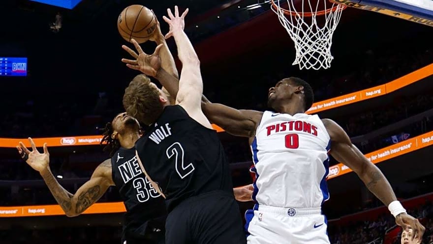 All-Stars Jalen Duren, Cade Cunningham power Pistons' rout of Nets