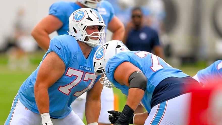 Titans guard Peter Skoronski joins NFL's $100M club