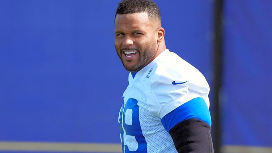 Aaron Donald's return spurs heavy action on Rams